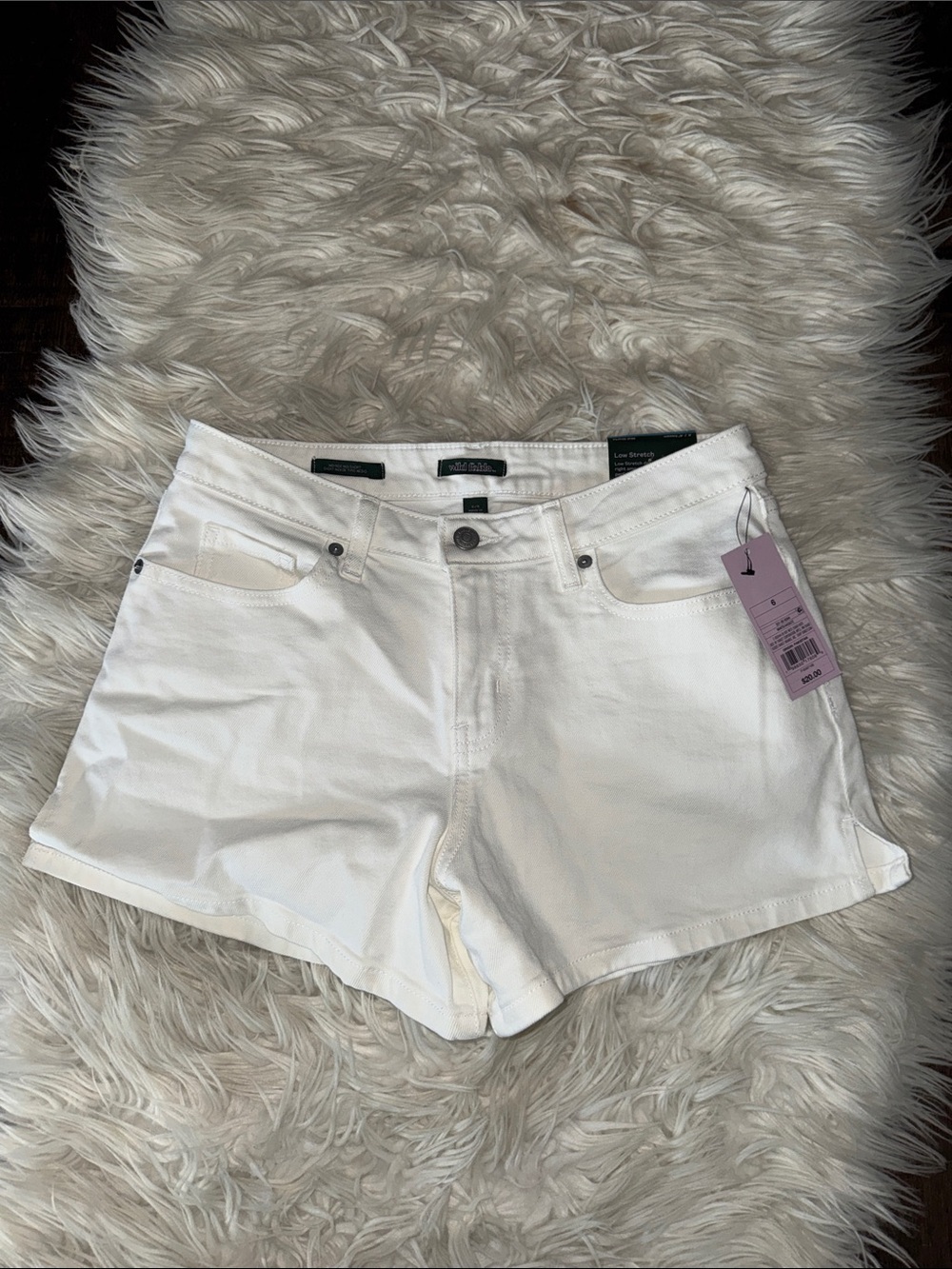 White Women's Denim Shorts